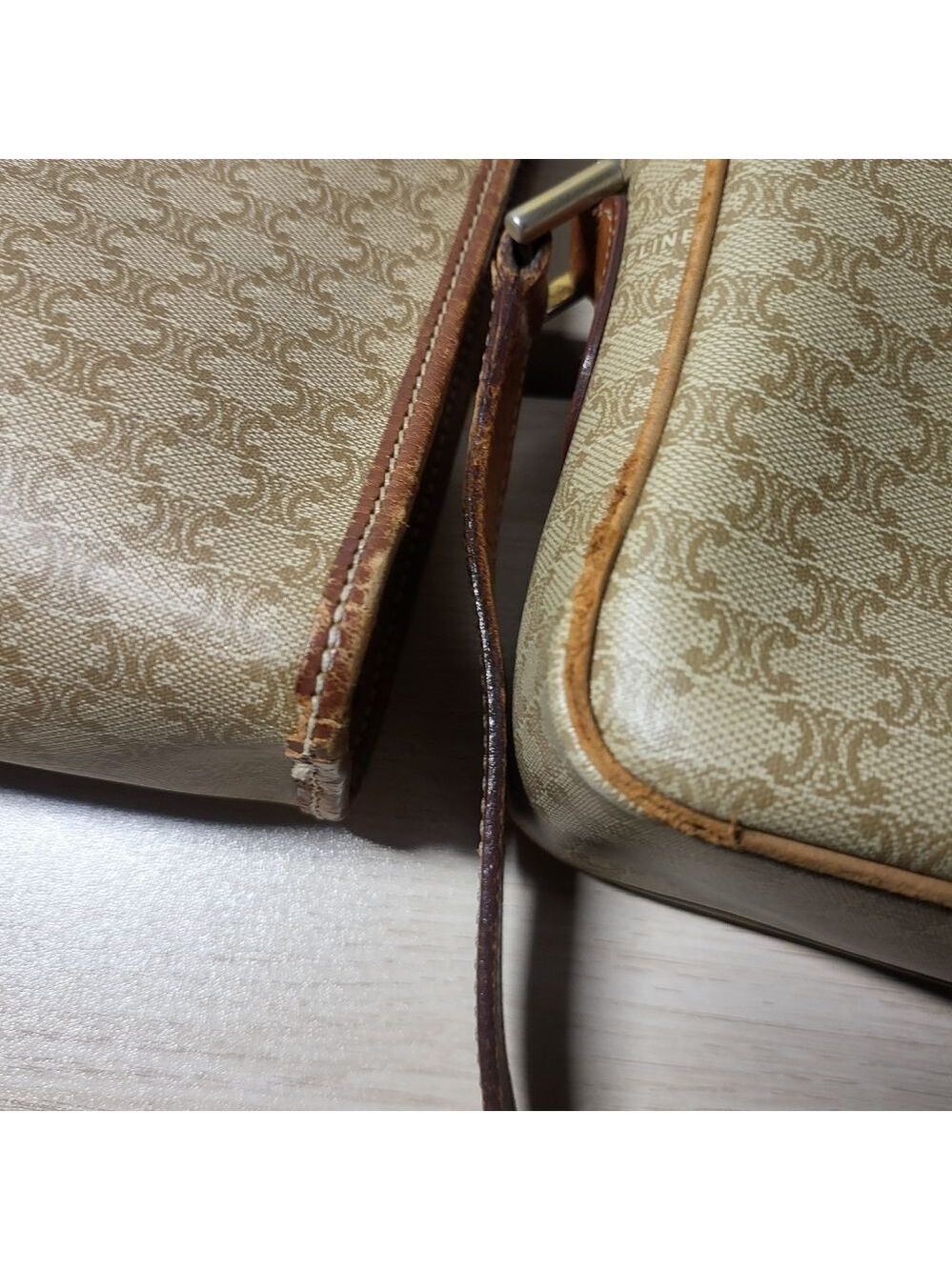 2 Celine Bags!! Crossbody bag and Matching Pouch/Strapless Bag - Picture 7 of 12